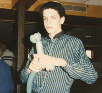 1986 - making animal balloons